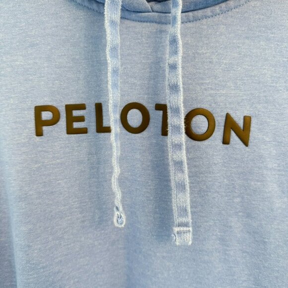 Peloton Logo Hoodie Sweatshirt Blue Unisex XL 💙🏋️‍♂️ - Picture 2 of 4